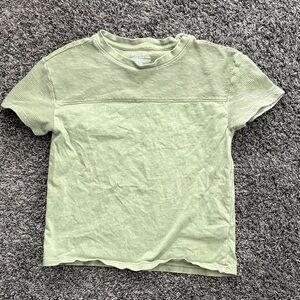 Cat & Jack Light Green Short Sleeve Tee